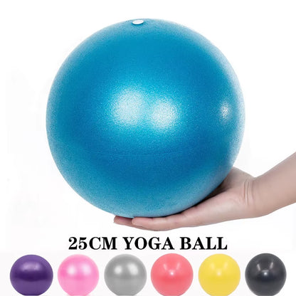 25Cm Mini Yoga Ball Fitness Pilates Reduce Fat Ball Thick Explosion-Proof PVC Non Slip Gym Home Training Workout Exercise Ball