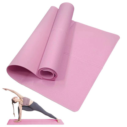 Pink Foldable Yoga Mat Eco Friendly EVA Folding Travel Fitness Exercise Mat 3/4/6Mm Thicknesses for Yoga Pilates Workouts